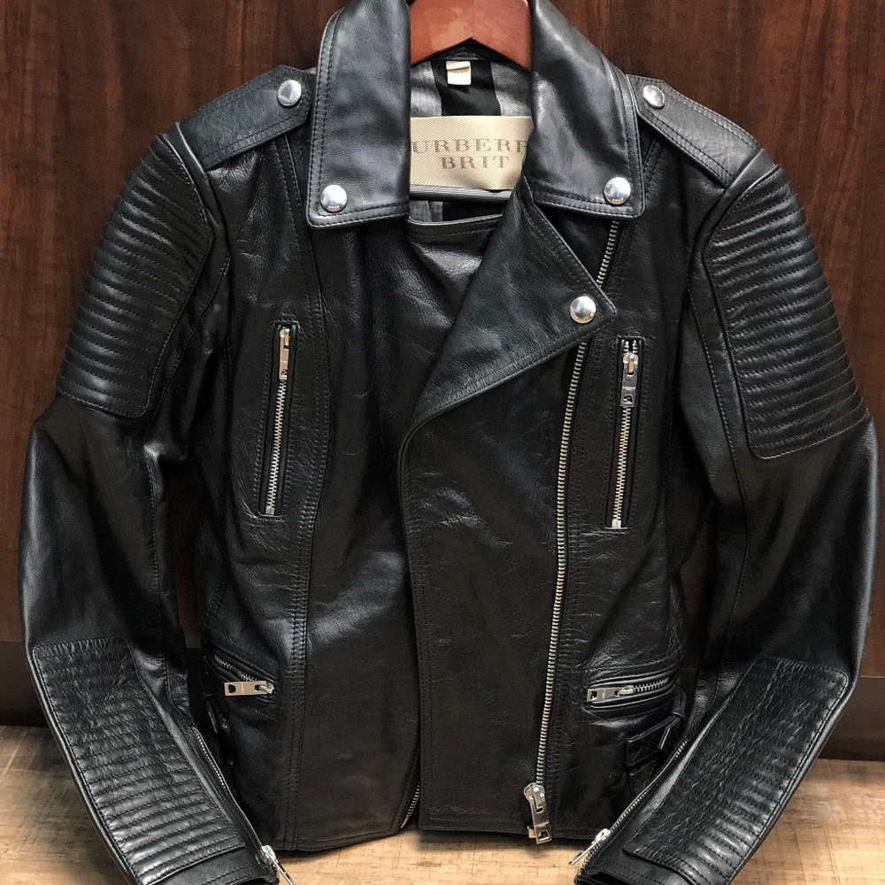 Burberry Women's Leather Bomber Jacket